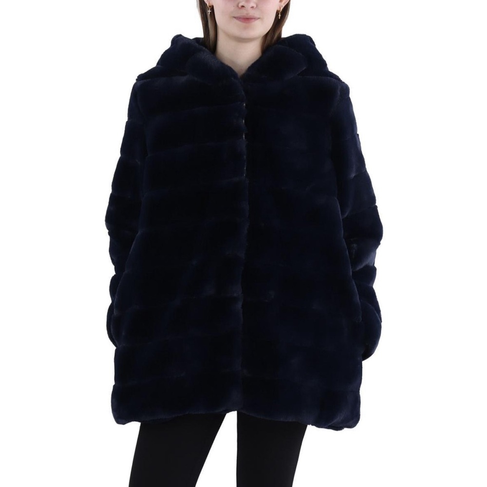 Laundry by Shelli Segal Classic Mink Style Faux Fur Coat